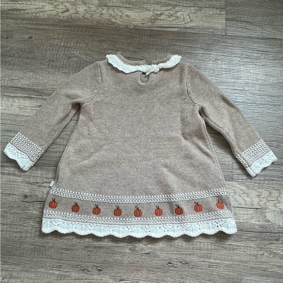 NWOT Max Studio Knit Cotton Pumpkin Fall Sweater - Picture 5 of 5